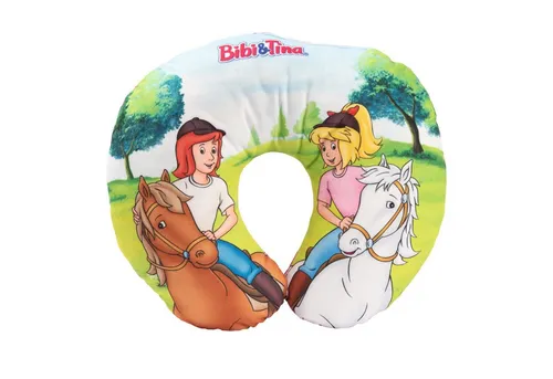 United Labels® Dekokissen Bibi & Tina - Reise-Nackenkissen