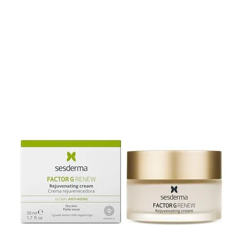 Sesderma Factor G Renew Verjüngungscreme - Tagespflege mit biomimetischen Peptiden, die die Kollagensynthese um bis zu 86% erhöht und für eine spürbare Hauterneuerung in nur 28 Tagen sorgt.
