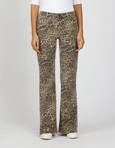 GANG Bootcut-Jeans 94 JESSI FLARED im Leo Muster von GANG