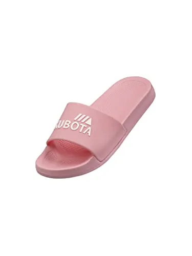 Kubota Badelatschen Damen für Sauna – Strand und Badeschuhe – Badeschlappen für Dusch – Anti Rutsch Badelatschen - Wasserdicht Badesandalen - Rosa 36