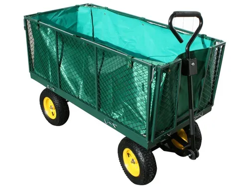 XXL GARTENWAGEN HANDWAGEN WAGEN TRANSPORTWAGEN BOLLERWAGEN GERÄTEWAGEN 600KG