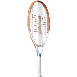 Wilson Kinder-Tennisschläger Roland Garros Elite 21in für 4-7 Jahre - Leichter und stabiler Tennisschläger, inspiriert vom French Open-Design. Optimal für junge Spieler, die das Spiel erlernen möchten. Bumper schützt und verlängert die Lebensdauer.