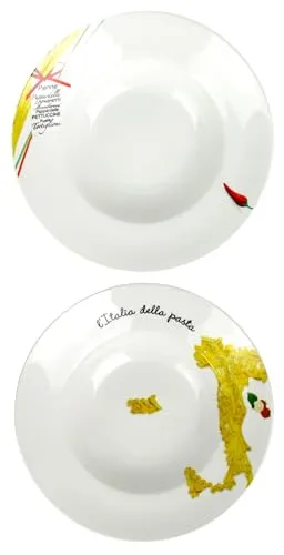 Stück Retsch Arzberg XL Pastateller Porzellan Ø 27cm Italienisches Design Spaghettiteller Suppenteller Salatteller 2