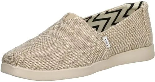 TOMS ALPARGATA PLUS Slipper - Slipper aus recycelter Baumwolle im Boho-Chic-Look, ideal kombinierbar mit Hose, Rock oder Kleid. Die wechselbare Innensohle sorgt für zusätzlichen Komfort – ein Must-have für die neue Saison!