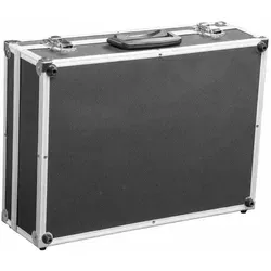 IRONSIDE Alu Werkzeugkoffer schwarz - Werkzeugkoffer in elegantem Schwarz, abschließbar und mit variablen Einsätzen für optimale Organisation. Maße: 460 x 330 x 150 mm, ideal für Profi und Hobbyhandwerker.