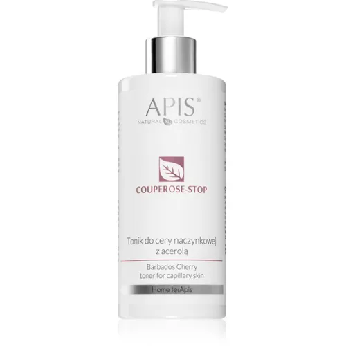 Apis Natural Cosmetics Couperose-Stop Feuchtigkeitstonikum für empfindliche Haut mit der Neigung zum Erröten 300 ml