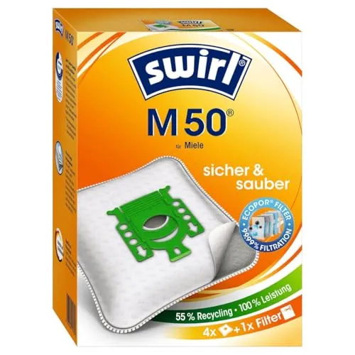 Swirl M50 Staubsaugerbeutel für Miele Tango Plus