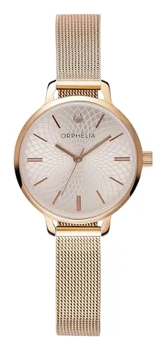 Orphelia Damen Analog Uhr Pixi mit Edelstahl Armband roségold