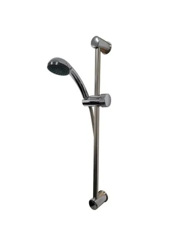 Duschgarnitur inkl. Halterung Schlauch Handbrause Silber 1/2