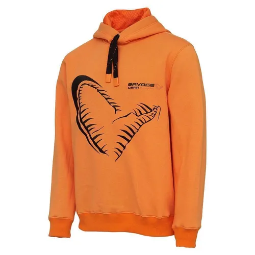 Savage Gear Mega Jaw Hoodie XL in Sun Orange in orange von Savage Gear