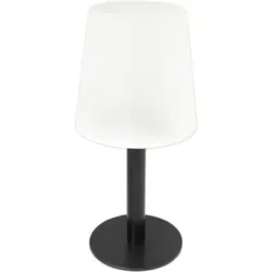 LED Tischlampe solarbetrieben f ̧r Auflenbereich 15 x 31 cm warmweifl