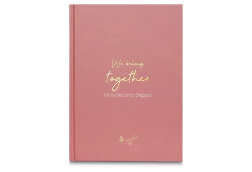 LEAF & GOLD Notizbuch Bucket List für Ehepaare