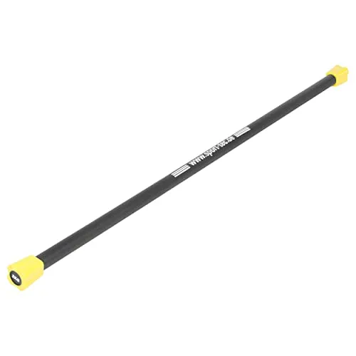 Sport-Tec Gewichtsstange 2 kg, gelb, Hantelstange, Langhantel, Gewichtsstab