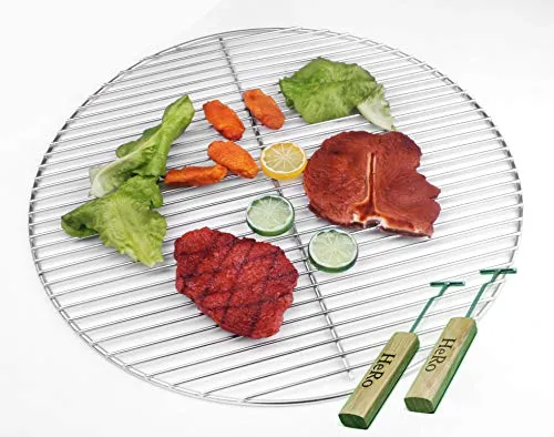 Edelstahl Grillrost 54,5 cm für Kugelgrill