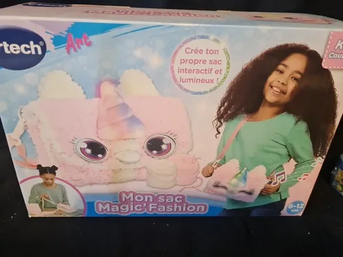 Vtech Mon Sac Magic Fashion Kid Couture Zauberhafte Einhorn-Handtasche