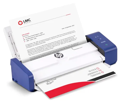 HP Mobiler Duplex Dokumenten- & Foto-Scanner mit Auto-Feed Tray