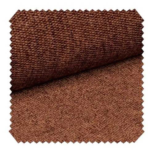 novely® TORINO UV-Beständiger Möbelstoff, fein melierter Polsterstoff mit Lotus-Effekt, Pflegeleichte Meterware 1lfm | Farbe: 06 Cognac