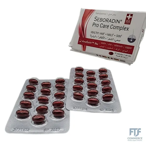 Seboradin Nahrungsergänzungsmittel Vitamin Haut Haare Nägel Biotin Selen Zink Ku