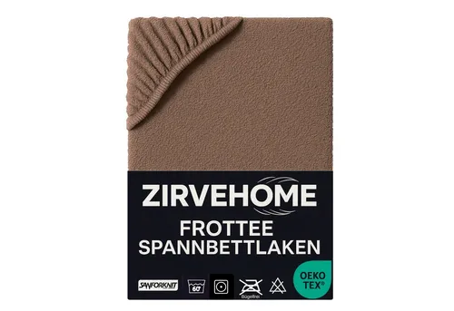 ZIRVEHOME Spannbettlaken Frotte Spannbettlaken, Baumwolle, Frottee, Gummizug: rundum, (1 Stück), Frotte Spannbettlaken Winter Spannbetttuch warm Kuschelig Weiche
