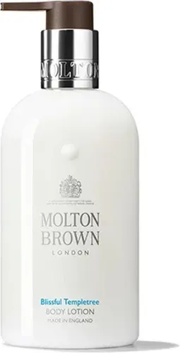 Molton Brown Blissful Templetree Body Lotion 300 ml - Luxuriöse Handpflege mit einzigartigem Duft, spendet intensive Feuchtigkeit und sorgt für geschmeidig weiche Haut – ideal für entspannende Pflegemomente.