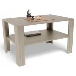 MATKAM Moderner Couchtisch - Minimalistisches Design in Sonoma Eiche - Beistelltische fürs Wohnzimmer, hochwertig verarbeitet und einfach zu montieren, ideal für stilvolle Wohnräume.