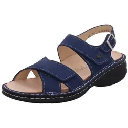 Finn Comfort Linosa Damen Sandale Größe 40 EU - Wanderschuhe mit hochwertigem Leder-Obermaterial, Wechselfußbett und praktischem Klettverschluss für optimalen Tragekomfort.