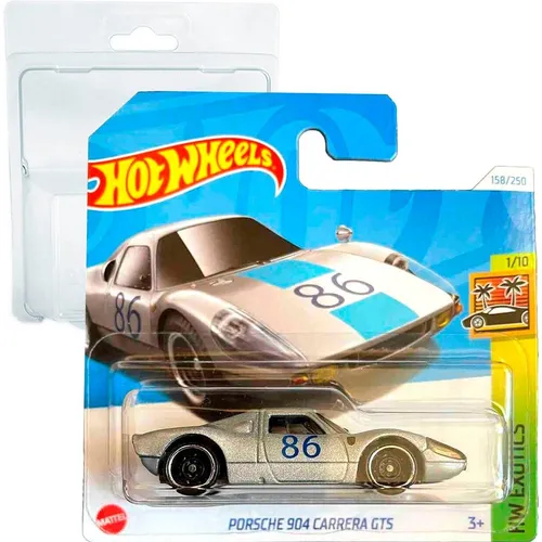 Hot Wheels Porsche 904 Carrera GTS HW Exotics 1/10 (158/250) HRY73, Farbe: Grau, Jahr: 2024 + Schutzhülle, Marke: Frikimonkey