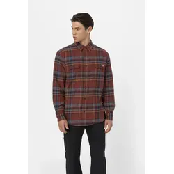 DICKIES FLEX FLANNEL L/S SHIRT - Herren-Freizeithemden, klassisches kariertes Flanellhemd mit zwei Brusttaschen und Stifteinsatz, ideal für praktischen Einsatz und Freizeit.