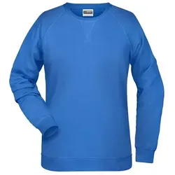 Damen Sweatshirt Raglanärmel JN8021 - James & Nicholson Cobalt XL - Arbeits- & Schutzkleidung, zeitloses Design mit Raglanärmeln für optimale Bewegungsfreiheit und hervorragenden Tragekomfort in vielen Farben und Größen.