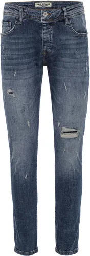 Redbridge Herren Jeans im Destroyed Look, Dunkelblau W31L32 - Modische Jeans im Destroyed Look mit hohem Tragekomfort. Elastische Eigenschaften ermöglichen vielseitige Kombinationen für Berufs- und Freizeitoutfits.