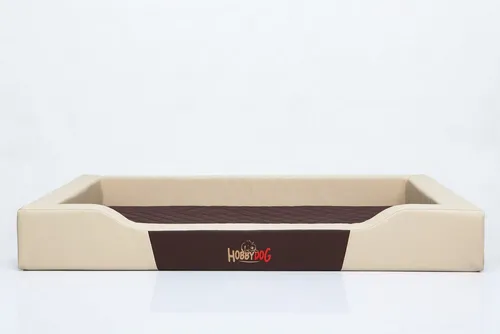 Bjird Tierbett Hundebett Charly aus Kunstleder, Bezug abnehmbar und waschbar, Hundesofa für kleine und grosse Hunde, Größe: S,M,L(XL)