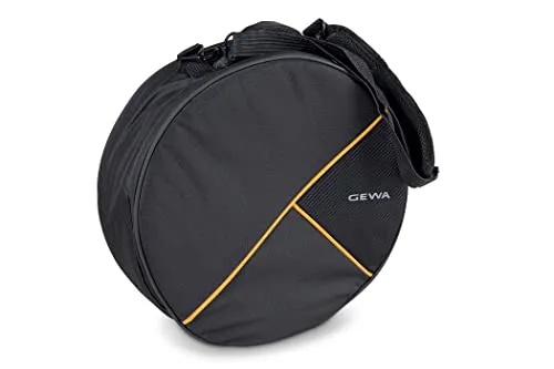 GEWA Premium Snare Bag 14x5.5in - Reiß- und wasserfest, verstärkt mit 20 mm Schaumstoff und Samtfütterung für optimalen Schutz