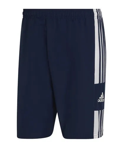 Adidas Squadra 21 Downtime Short Herren - Kurze Sporthosen aus 100% recyceltem Polyester mit feuchtigkeitsableitender Aeroready-Technologie, elastischem Bund und zwei praktischen Seitentaschen für optimalen Tragekomfort.