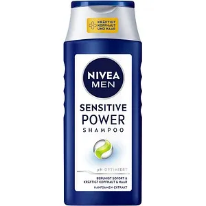 NIVEA MEN Sensitive Power Shampoo 250 ml in blau von NIVEA