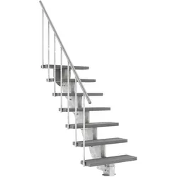 Dolle Außentreppe Gardenstep 80cm breit mit Geländer von DOLLE