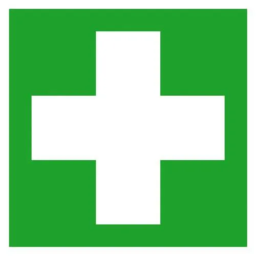 SafetyMarking 15.0057 Hinweisschild Erste Hilfe – Aluminium 150mm x 150mm ISO 7010 - Robustes Hinweisschild aus Aluminium für klare Orientierung in Notfällen. Ideal für öffentliche Einrichtungen und Betriebe, um auf Erste Hilfe hinzuweisen.