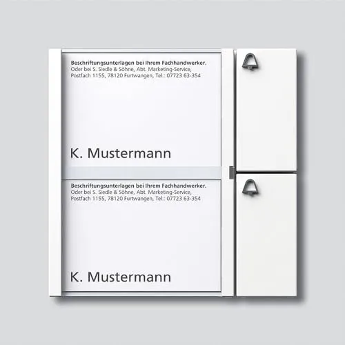 Siedle Vario BTM 650-02 W Bus-Tasten-Modul von Siedle