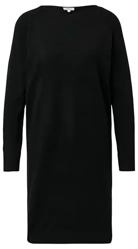 Strickkleid S.OLIVER Damen Gr. 42, schwarz in grau von s.Oliver