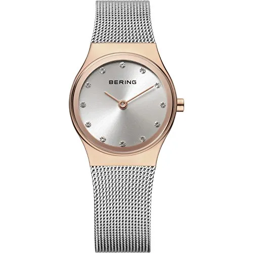 BERING Damen Uhr Quarz Movement - Classic Collection 12924-064 - Armbanduhren für Damen mit klassischem Design und kratzfestem Saphirglas, ideal für stilvolle Frauen, die Wert auf Präzision und Eleganz legen.