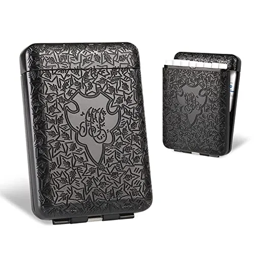 RWXCOW Zigarettenetui aus Metall für 14 Zigaretten von RWXCOW