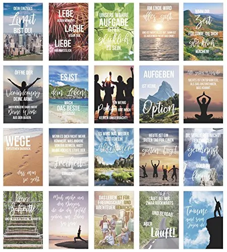 Edition Seidel Set 20 Postkarten mit Sprüchen