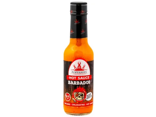Poppamies - Barbados Hot Sauce Karibische Chilisauce Habanero Chili (150 ml)