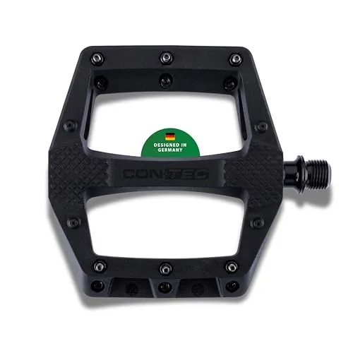 CONTEC Fahrrad-Pedal Tenderizer - Leichte MTB Plattform-Pedale - Fahrradpedale mit nur 183 g pro Pedal, ideal für bessere Kontrolle und Agilität. Robustes Design mit Austauschbaren R-Pins für optimalen Halt, perfekt für Trails und urbanes Fahren.
