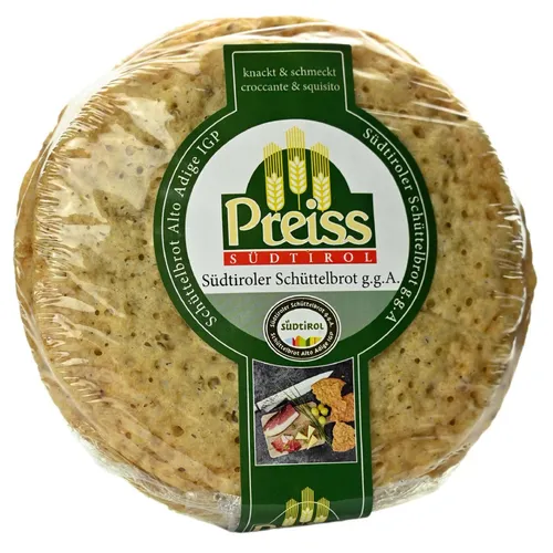  Südtiroler Schüttelbrot Original, 200 g, Preiss Südtirol 16,45 EUR/kg