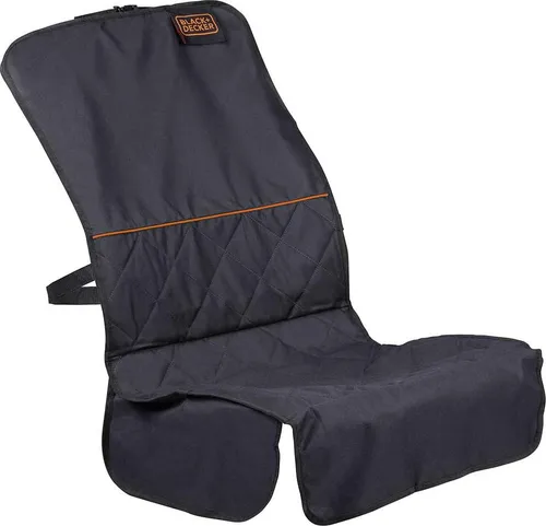 Auto Sitzschutz-Auflage von Black + Decker - Autositzbezug aus hochwertigem 600 D Oxford-Gewebe, wasserabweisend und rutschfest, ideal zum Schutz vor Verschmutzung und Abnutzung, passend für fast alle PKW-Vordersitze.