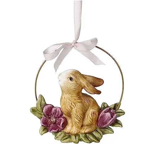 Goebel JAHRESHASE 2024 – Jahresornament mit Magnolienblume 10 cm Osterfigur