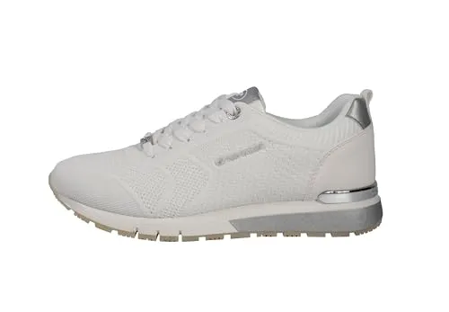 TOM TAILOR Sneaker weiß 37 EU - Sportliche Sneaker in Weiß mit weichem Textil-Obermaterial und Memoryschaum-Innensohle für optimalen Tragekomfort. Ideal für den Alltag und Freizeit.