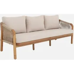 sweeek Parana 3-Sitzer Outdoor-Sofa aus Akazienholz