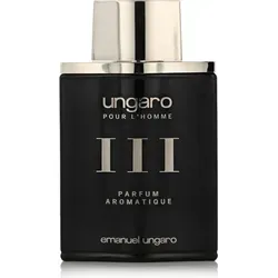 Emanuel Ungaro L'Homme III Eau de Toilette für Herren 100 ml - Herrendüfte, aromatischer Duft mit Kräuternoten, der Männlichkeit und Charakter unterstreicht – ideal für den täglichen Gebrauch.