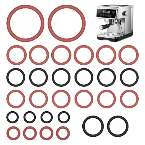 pcs Dichtungsringe Set für Brüheinheit Siemens EQ6,Silikon O-Ring Dichtungen Kompatibel mit Gaggenau&Bosch&Neff,Dichtungsring Set Kompatibel Mit Philips-Saeco Dichtung O-Ringe 30